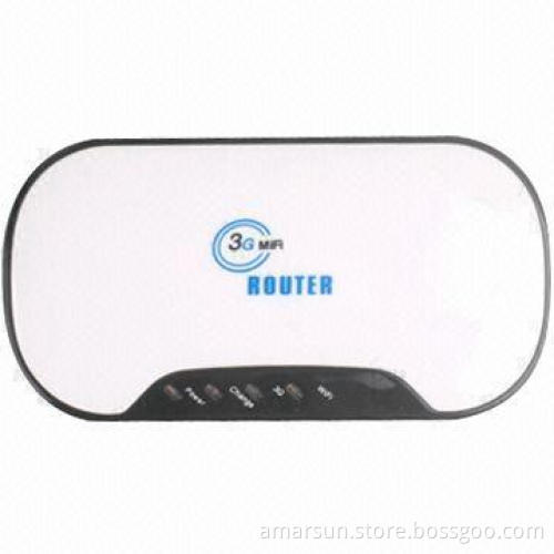 Pocket 3G Router, Supports WPA and WPA2 Encryption, with SIM Card Slot